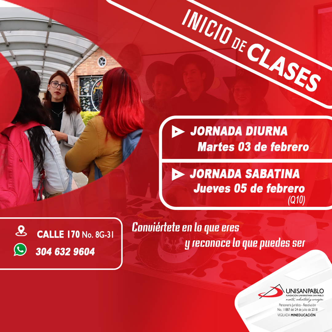 Inicio de Clases 2026-1