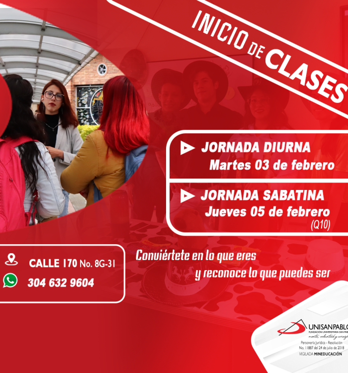 Inicio de Clases 2026-1